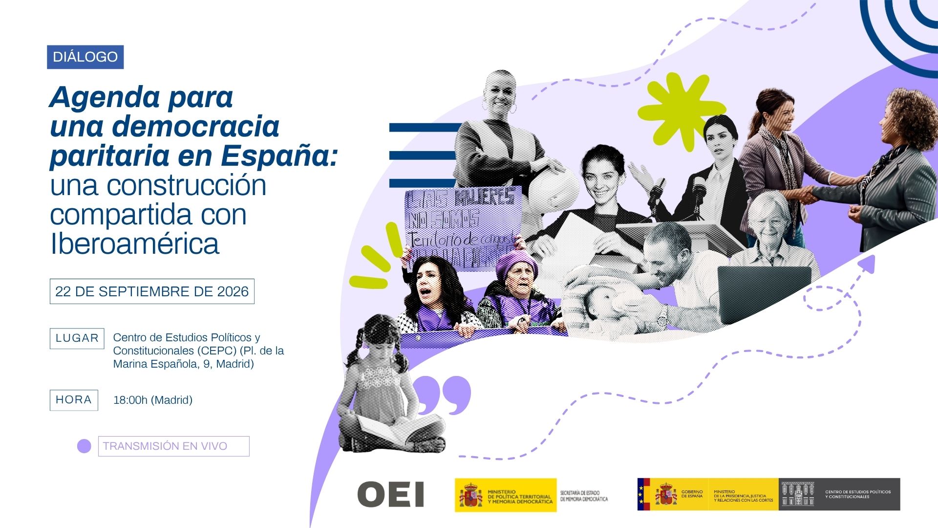Agenda para una democracia paritaria en España: una construcción compartida con Iberoamérica